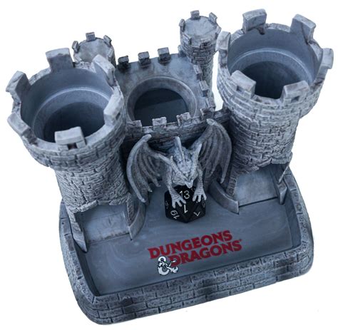 Dungeons And Dragons Limited Edition Castle Dice Tower With 20 Sided ...