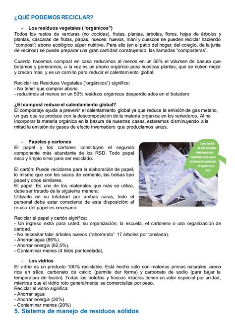 Contaminacion Por Residuos Solidos Pdf