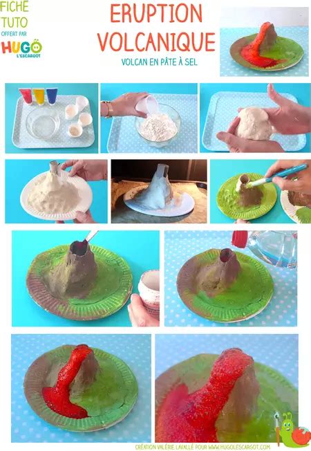 The Instructions For How To Make An Edible Volcano