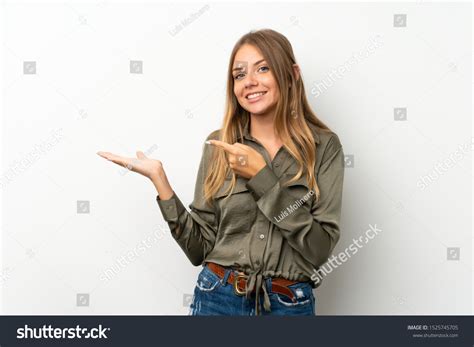 Lithuanian Blonde Girl Over Isolated White Stock Photo Shutterstock