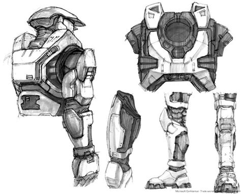 Pin En Power Armor Halo Dibujo Armadura De Halo Diseño De Personajes