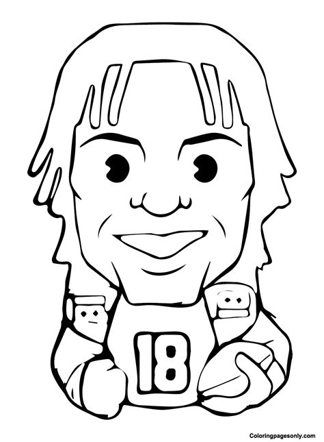 Justin Jefferson Images Coloring Page - Free Printable Coloring Pages