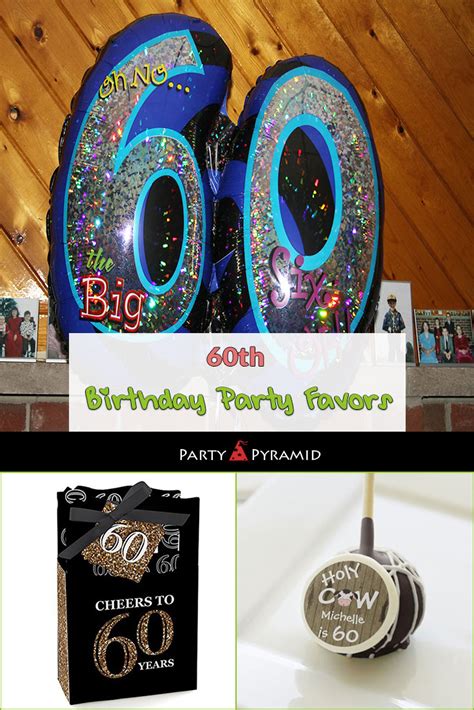 20 Unique 60th Birthday Party Favors Giveaway Ideas Your Guests Will