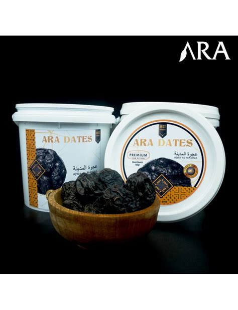 Kurma Ajwa ARA DATES 700gr PREMIUM KEMTAN Kurma Nabi Kemasan Ember Asli