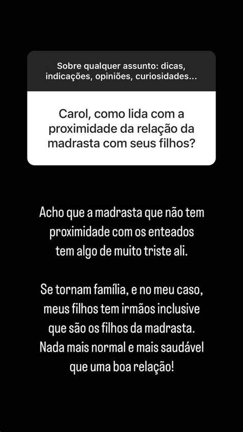 Carol Celico Comenta Rela O Dos Filhos Carol Dias Esposa De Kak