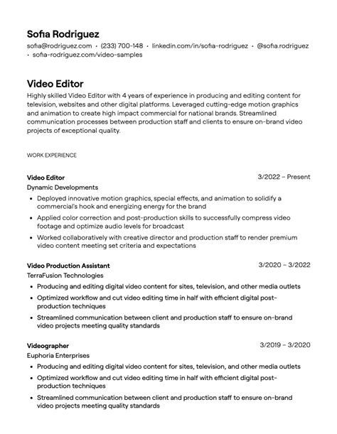 Resume Examples Tools Guidance To Win In