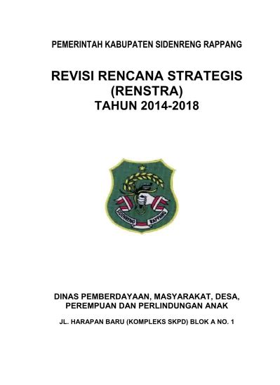 Revisi Rencana Strategis Renstra Tahun