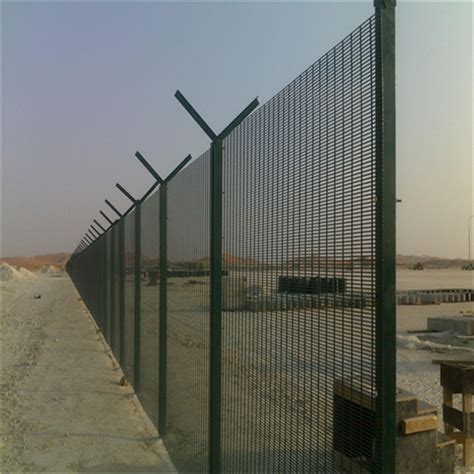 Clear View Airport Fence High Security 358 Anti Climb Fence Anti