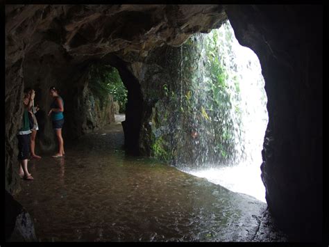 Waterfalls With Caves Behind Them