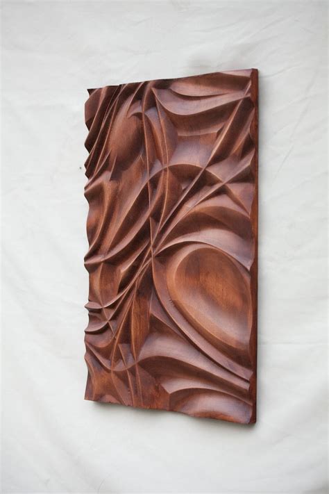 Wood Wall Art, Home Decor Wall Sculpture, Bas Relief Wall Panel, Wood Wall Sculpture ...