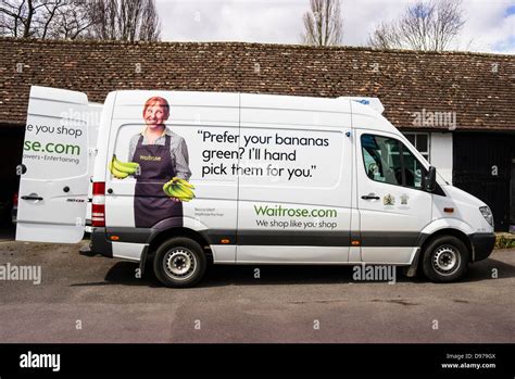 Waitrose delivery van hi-res stock photography and images - Alamy