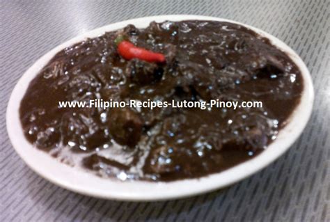 Dinuguan Filipino Recipe Lutong Pinoy