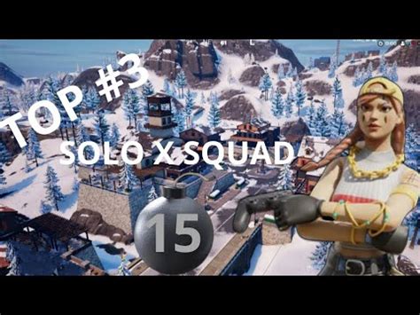 JOGUEI SOLO VS SQUAD E FIZ 15 ELIMS YouTube