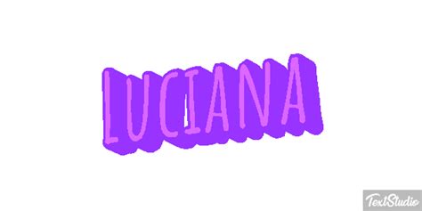 Luciana Nombre Dise Os De Logotipos Animados