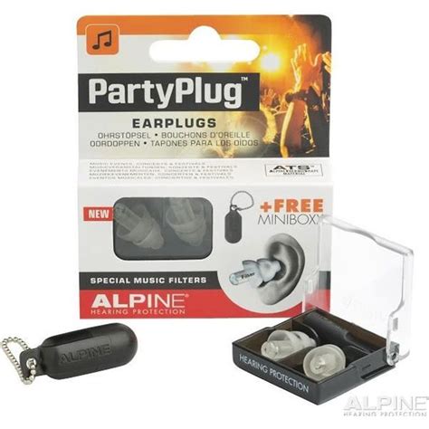 Alpine Bouchons D Oreilles Partyplug Paire Cdiscount Sant Mieux