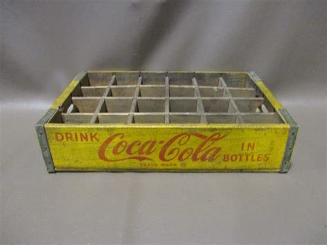 Vintage Coca Cola Wooden Bottle Crate Antique Price Guide Details Page