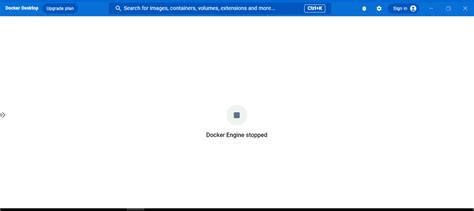 Windows Docker Engine Stopped