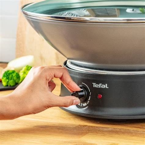 Tefal Multiwok Wo Wok Lectrique W Argent Pccomponentes Fr