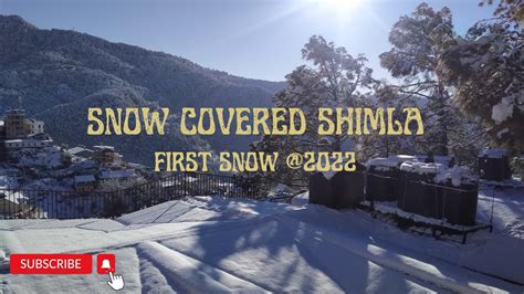 Snow Covered Shimla II Record Breaking Snowfall II Dangerous Situation