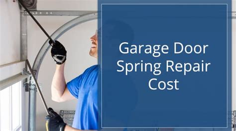 Garage Door Spring Repair Cost - Heritage Garage Door