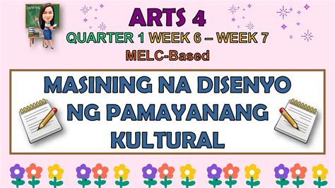 Arts Quarter Week Week Masining Na Disenyo Ng Pamayanang