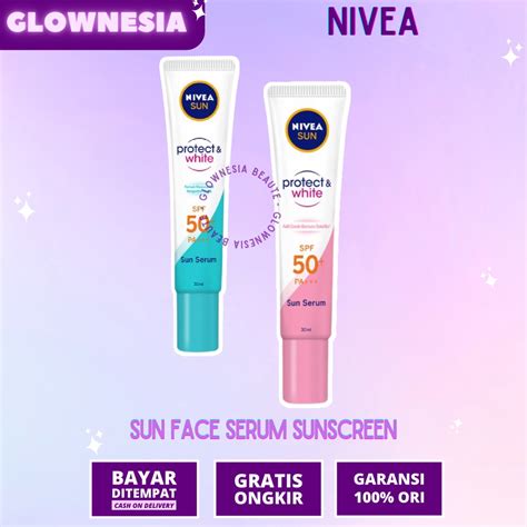 Jual NIVEA Sun Protect White SPF 50 Sunscreen Sun Face Serum Instant