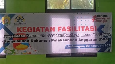 Kegiatan Fasilitasi Pengelolaan Keuangan Desa Dan Pendayagunaan Aset