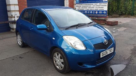 2006 06 Toyota Yaris 1 3 T3 Blue 5 Door Economical Hatchback With Long Mot Clean Car In