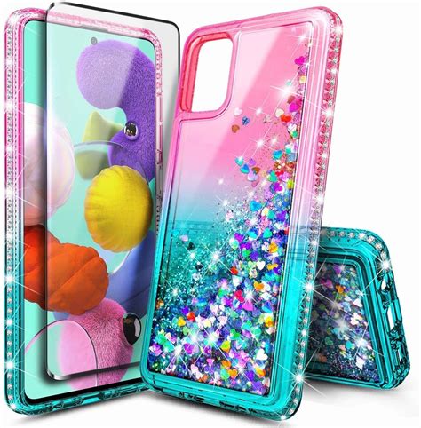 Samsung Galaxy A G Phone Case With Tempered Glass Screen Protector