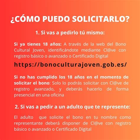 Bono Cultural Joven