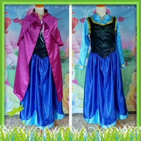 Jual Kostum Anna Frozen Dewasa Baju Kostum Princess Anna Frozen Set