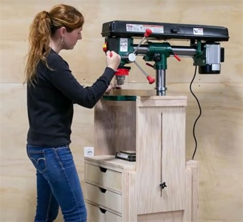 Functional Diy Drill Press Stand Ideas Diyscraftsy