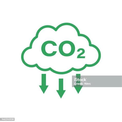 Reduksi Karbon Dioksida Emisi Co2 Konsep Bisnis Reduksi Gas Ilustrasi Vektor Terisolasi