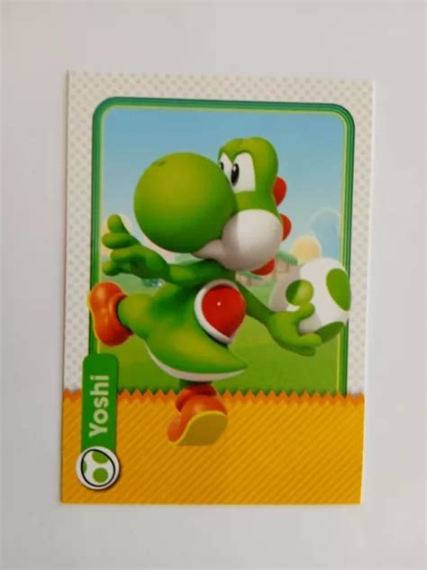 Super Mario Trading Card Collection Panini Yoshi N New Eur