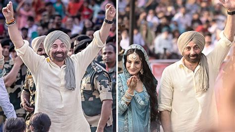 Sunny Deol Performs Bhangra Visits Attari Wagah Border With Ameesha