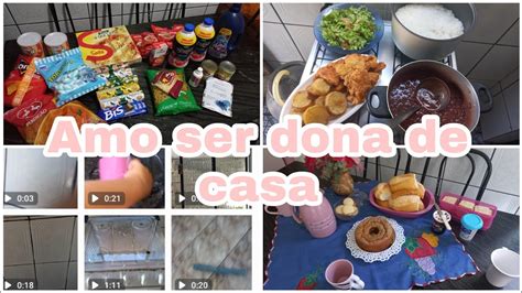 Amo Ser Dona De Casa Comprar De Mercado Faxina Almo O Caseiro Mesa