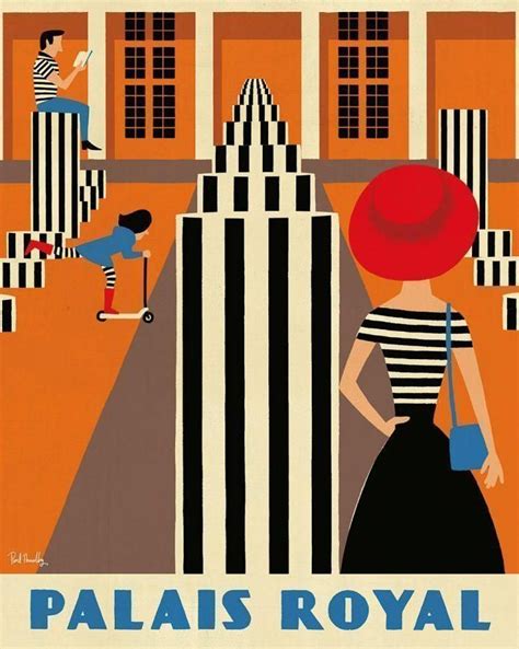 Paul Thurlby Illustration Artist Royals Poster Palais Royal