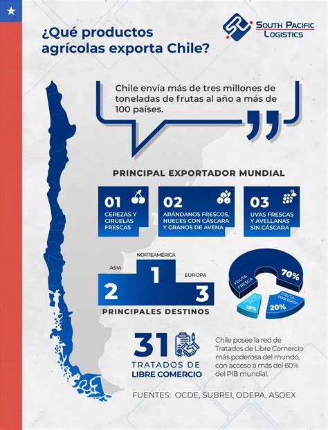 Qué productos agrícolas exporta Chile