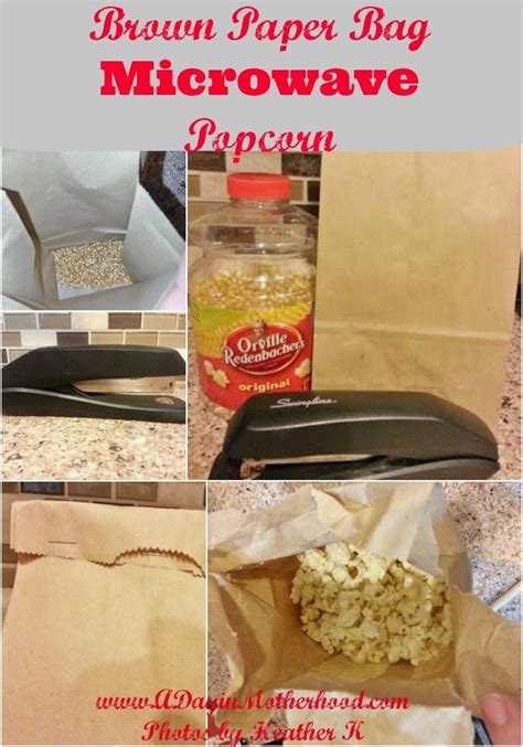 Brown Paper Bag Microwave Popcorn Brown Paper Bag, Brown Bags, Paper ...