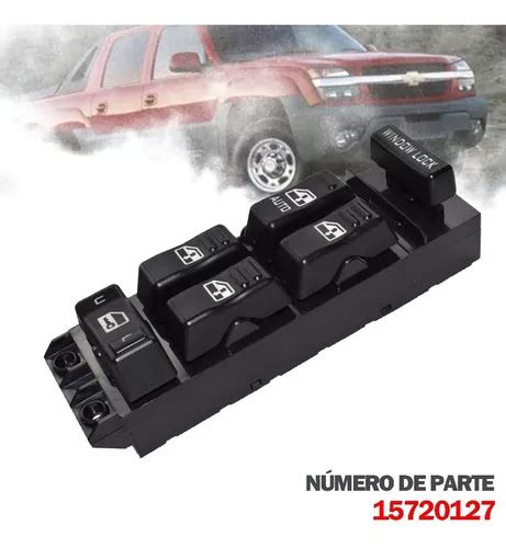 Control Maestro Vidrios Para Chevrolet Avalanche 2002 Cuotas sin interés