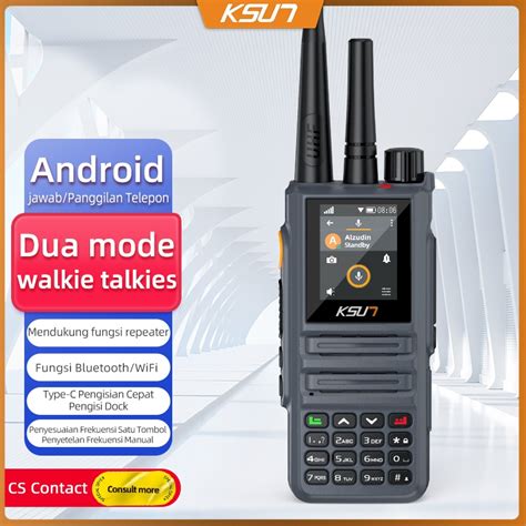 Jual KSUN ZL8668 4G Kompatibel Dengan POC Zello App POC Analog Dual