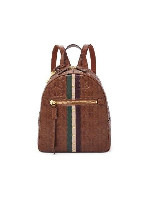 Fossil Zb7852914 Megan Backpack Brown Multi Balilene