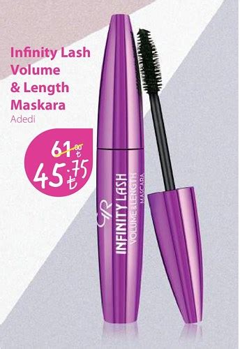 Golden Rose Infinity Lash Volume Length Maskara İndirimde Market