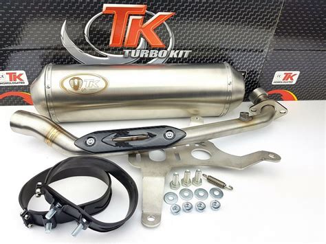 Turbo Kit Gmax Auspuff Gilera Fuoco Piaggio Mp3 400 500 400i 500i 4t Scooter Roller Teile