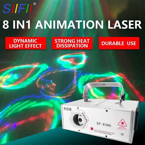 Full-Color Animation Laser Light Show Party Wedding Disco Light LED ...