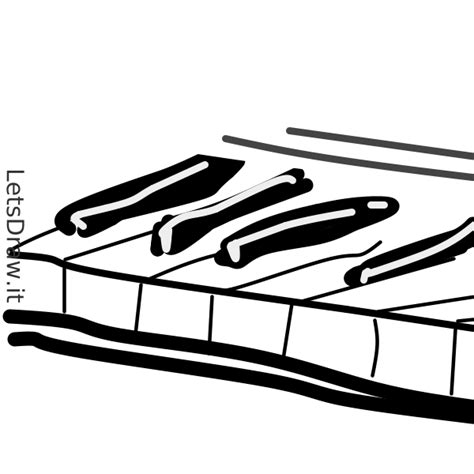 How To Draw Piano Hugcnep X Png Letsdrawit