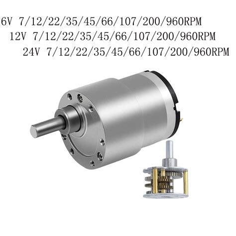 High Torque Metal Gear Box Motor Frente E Reverso DC Motor JGB37 520