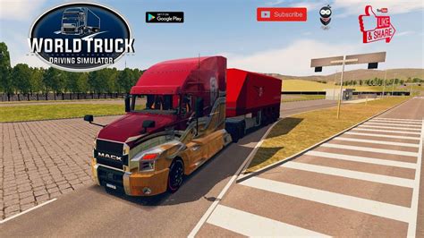 World Truck Driving Simulator Wtds Android Gameplay Video Red