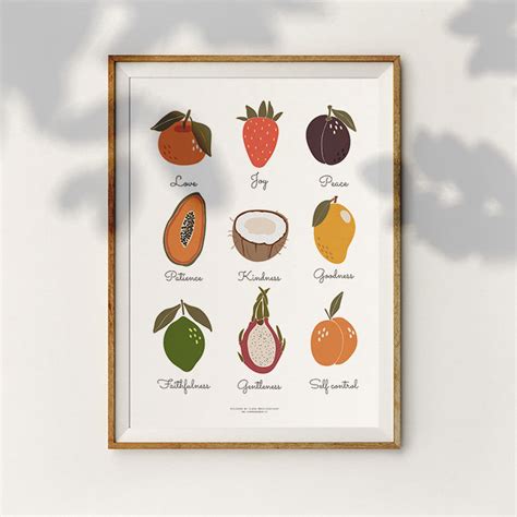 Fruit of the Spirit | Poster | DesignECShop x TCCo – The Commandment Co