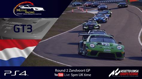 PS4 5 TIER 1 2 Motive Racing S GT3 Ch P Round 2 Zandvoort